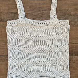 Vince Cream Crochet Camisole